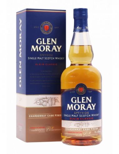 GLEN MORAY "CHARDONNAY CASK FINISH" Single Malt