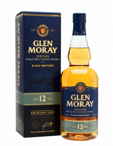 GLEN MORAY "AGED 12 YEARS" Single Malt Whisky