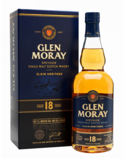 GLEN MORAY " AGED 18 YEARS" Single Malt Whisky (70CL)