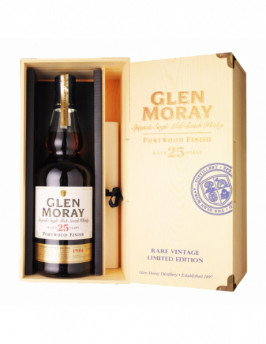 GLEN MORAY "AGED 25 YEARS" Single Malt Whisky (70CL)