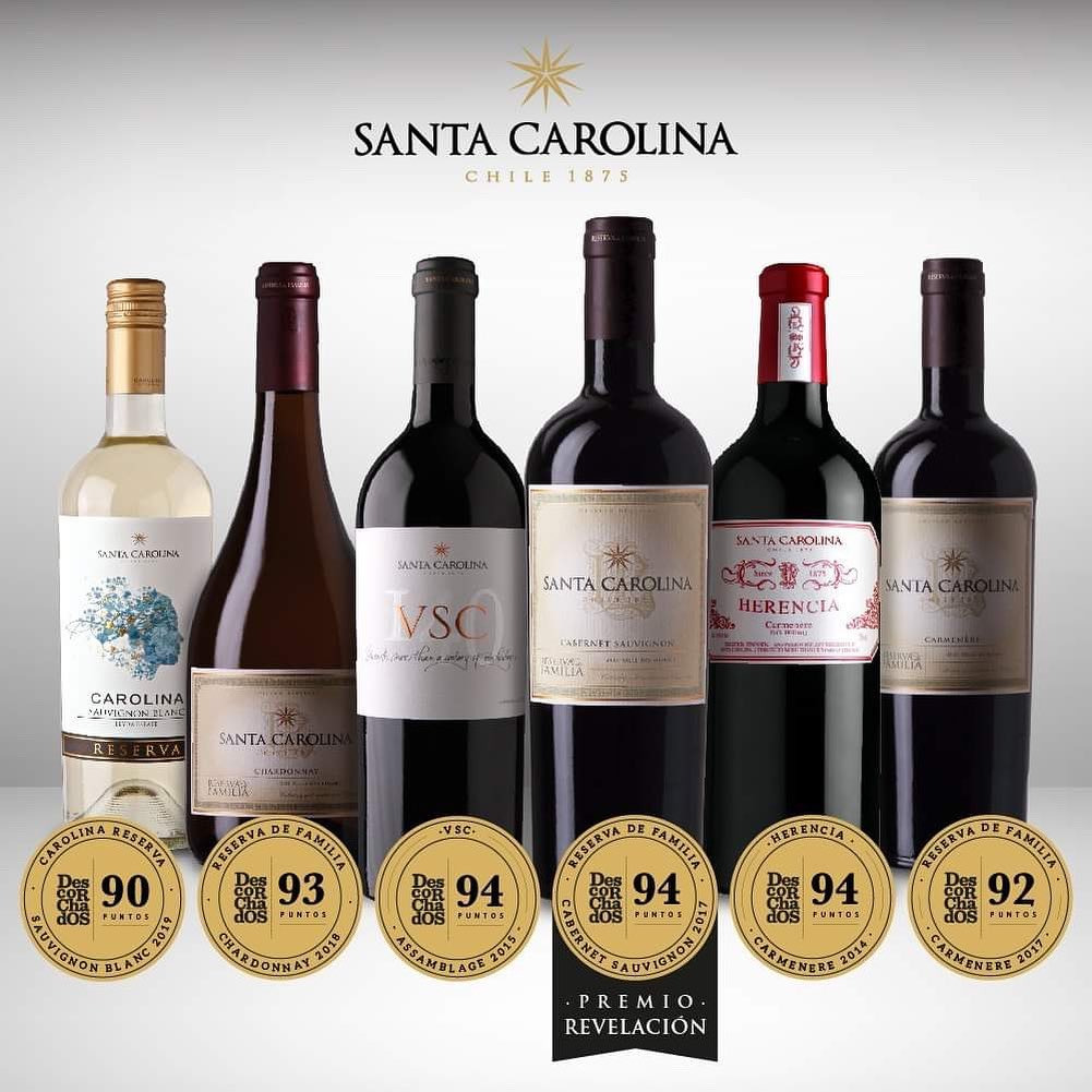 Santa Carolina premium wine from Chile with affordable price starting